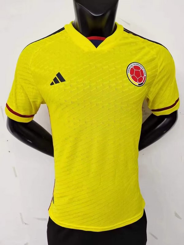 AAA Quality Colombia 2022 World Cup Home Soccer Jersey(Player)